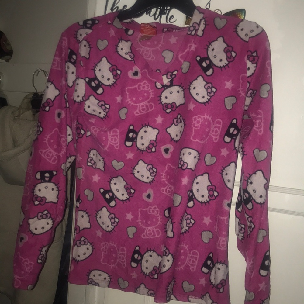 open 2 offers Two-Piece Hello Kitty Footie Pajamas